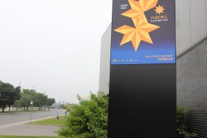 Enseigne de rue Place Bell