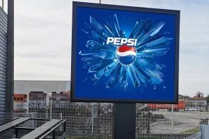 Cityline Outdoor LED Display on Pylon Signage